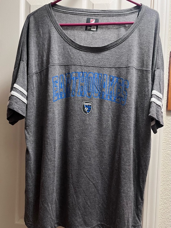 New Era Other - New Era Gray San Jose Earthquakes Short-Sleeve Tee with Blue Logo